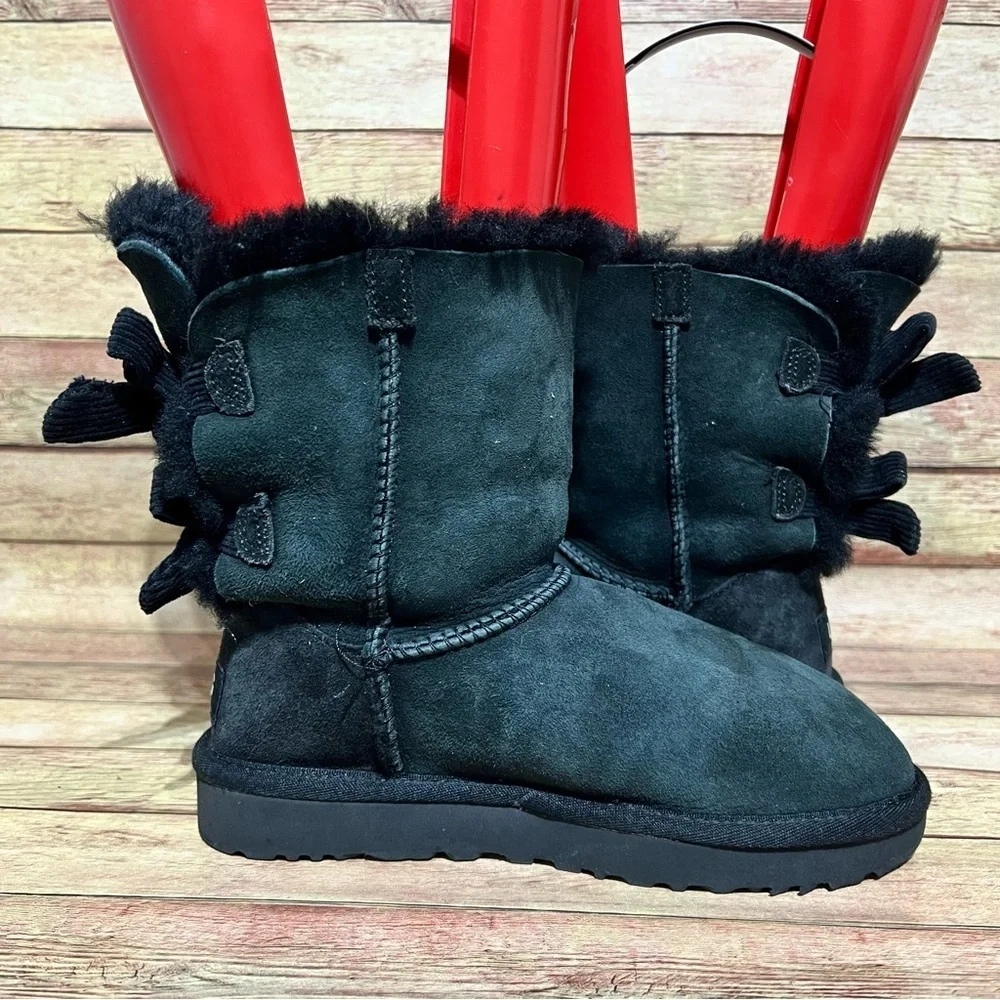 UGG Bailey Bow Ankle Boots